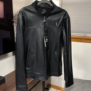 Men's Black Leather Jacket
